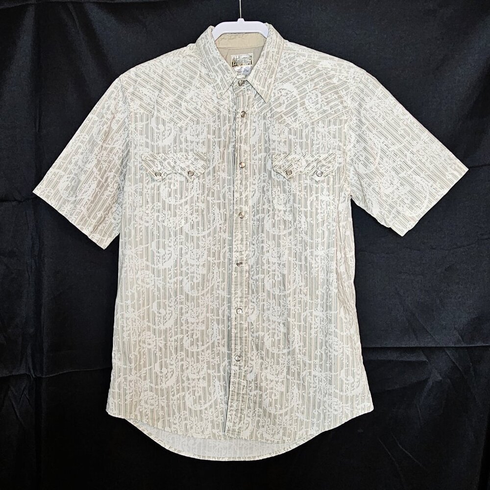 Vintage Express Riders Western Short Sleeve Button Down